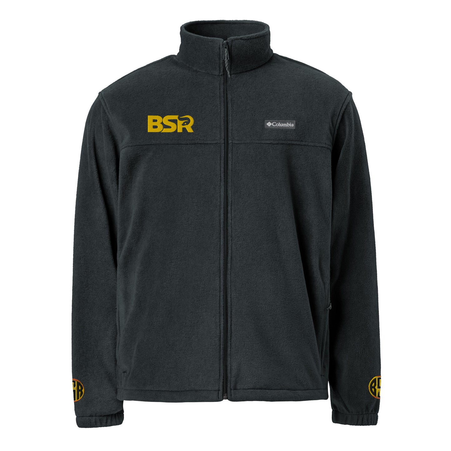 Embroidered BSR Unisex Columbia fleece jacket